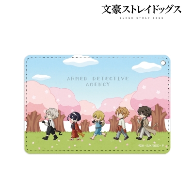 【グッズ-パスケース】文豪ストレイドッグス 武装探偵社 ちびとこ 1ポケットパスケース ver.A【再販】
