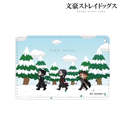 【グッズ-パスケース】文豪ストレイドッグス ポートマフィア ちびとこ 1ポケットパスケース【再販】