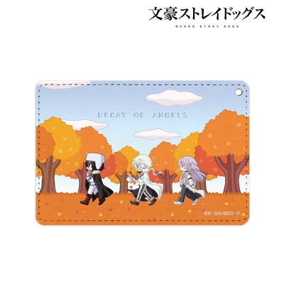 【グッズ-パスケース】文豪ストレイドッグス 天人五衰 ちびとこ 1ポケットパスケース【再販】