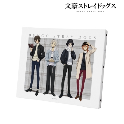 【グッズ-ボード】文豪ストレイドッグス 描き下ろしイラスト 集合 冬の休日ver. キャンバスボード【再販】