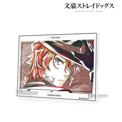 【グッズ-置きもの】文豪ストレイドッグス 中原中也 Ani-Art 第3弾 ダブルアクリルパネル【再販】
