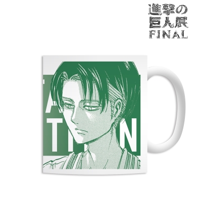 【グッズ-マグカップ】進撃の巨人 リヴァイ シーンマグカップ【再販】