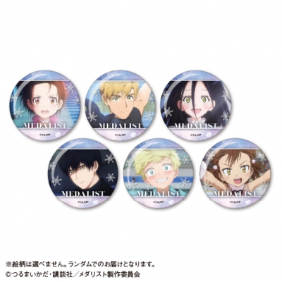 【グッズ-バッチ】TVアニメ「メダリスト」 トレーディング缶バッジ<全6種・ランダム>【カラオケの鉄人コラボ】