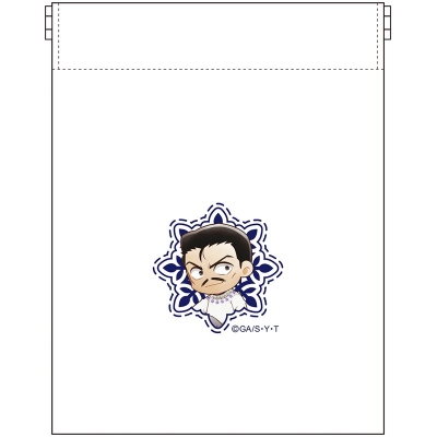 【グッズ-ポーチ】名探偵コナン ばね口ポーチ 毛利小五郎 ミニキャラ スノー【再販】