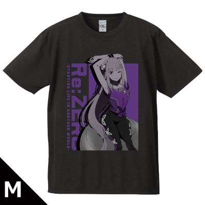 【グッズ-Tシャツ】Re:ゼロから始める異世界生活 Tシャツ エミリア Mサイズ【再販】