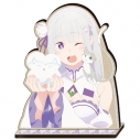 【グッズ-スタンドポップ】Re:ゼロから始める異世界生活 MOKUスタ エミリア 雪だるまver.【再販】の画像