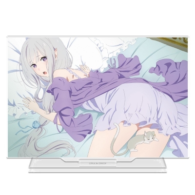【グッズ-スタンドポップ】Re:ゼロから始める異世界生活 アクリルキャラスタンド エミリア&パック【再販】