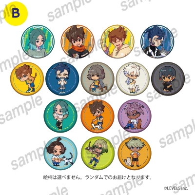 【グッズ-バッチ】イナズマイレブン 英雄たちのヴィクトリーロード 缶バッジB 【まねきねこコラボ】