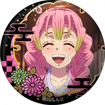 グッズ-バッチ】鬼滅の刃 螺鈿風シリーズ 缶バッジ vol.2 甘露寺蜜璃 