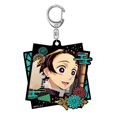 【グッズ-キーホルダー】鬼滅の刃 螺鈿風シリーズ アクリルキーホルダー vol.2 竈門炭治郎【再販】