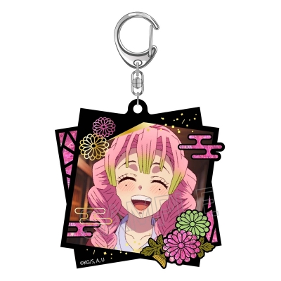 【グッズ-キーホルダー】鬼滅の刃 螺鈿風シリーズ アクリルキーホルダー vol.2 甘露寺蜜璃【再販】