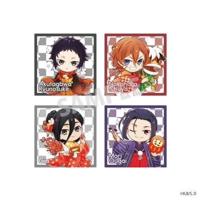 【グッズ-コースター】文豪ストレイドッグス 「文スト祭 vol.7」 アクリルコースター・ポートマフィア (ランダム) 【NATSLIVEコラボ】