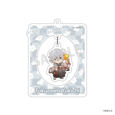 【グッズ-キーホルダー】文豪ストレイドッグス 「文スト祭 vol.7」 ゆらゆらキーホルダー 福沢諭吉【NATSLIVEコラボ】