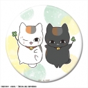 【グッズ-バッチ】夏目友人帳 缶バッジ デザイン04(ニャンコ先生&黒ニャンコ)【再販】の画像