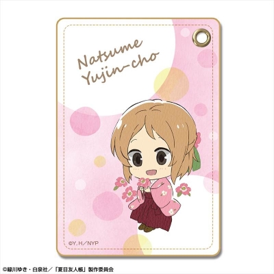 【グッズ-パスケース】夏目友人帳 レザーパスケース Ver.3 デザイン06(多軌透)【再販】