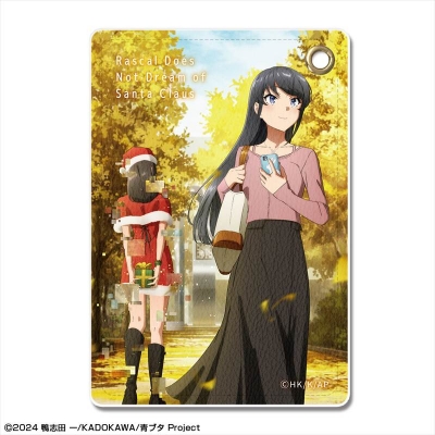 【グッズ-パスケース】青春ブタ野郎はサンタクロースの夢を見ない レザーパスケース デザイン04(アニメキービジュアル)【再販】