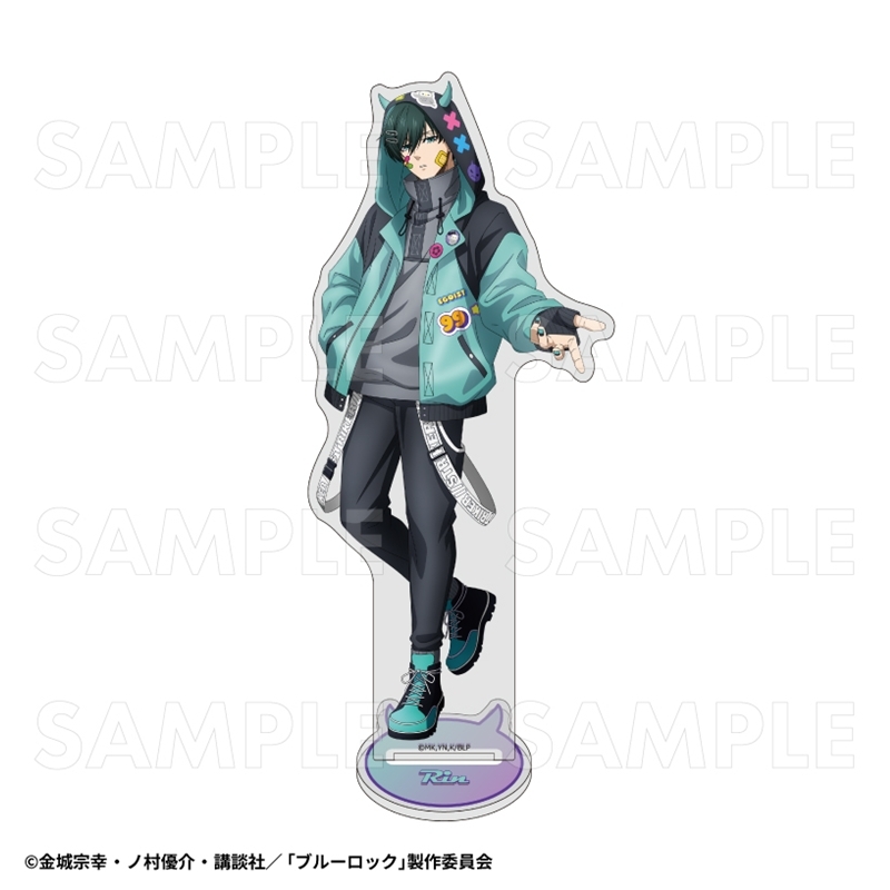 【グッズ-スタンドポップ】TVアニメ『ブルーロック』でびデコパーカー アクリルスタンド【糸師 凛】【再販】
