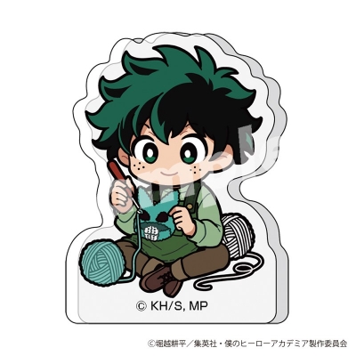 【グッズ-置きもの】僕のヒーローアカデミア トレーディングミニアクリルブロック 編め!あみぐるみデフォルメ【再販】