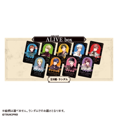 【グッズ-カード】ツキノ芸能プロダクション 【ALIVE】トレーディングプロフィールカード<ALIVE BOX 全9種・ランダム>【10th Anniversary 「カラオケの鉄人」コラボ」vol.