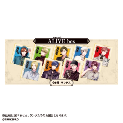 【グッズ-色紙】ツキノ芸能プロダクション 【ALIVE】トレーディングミニ色紙<ALIVE BOX 全9種・ランダム>【10th Anniversary 「カラオケの鉄人」コラボ」vol.2 ~Pre