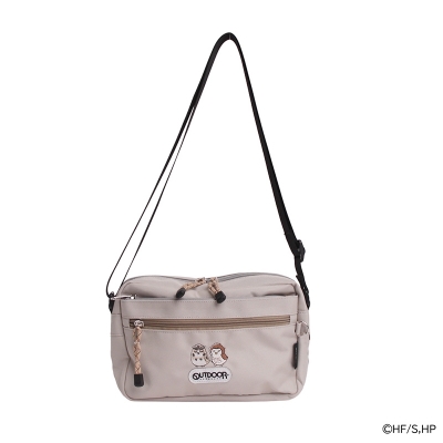 【グッズ-バッグ】ハイキュー!! ×OUTDOOR PRODUCTS ミニショルダー 梟谷学園高校 ODHQ101ベージュ【再販】