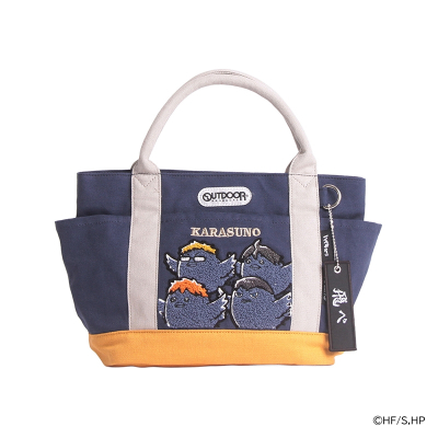 【グッズ-バッグ】ハイキュー!! ×OUTDOOR PRODUCTS ミニトート 烏野高校一年生 ODHQ130ネイビー【再販】