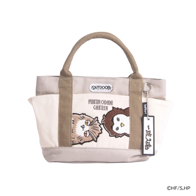【グッズ-バッグ】ハイキュー!! ×OUTDOOR PRODUCTS ミニトート 梟谷学園高校 ODHQ133ベージュ【再販】