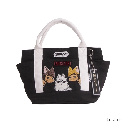 【グッズ-バッグ】ハイキュー!! ×OUTDOOR PRODUCTS ミニトート 稲荷崎高校 ODHQ134ブラック【再販】