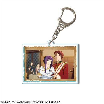 【グッズ-キーホルダー】TVアニメ「葬送のフリーレン」 アクリルキーホルダー デザイン22(フェルン&シュタルク)【再販】