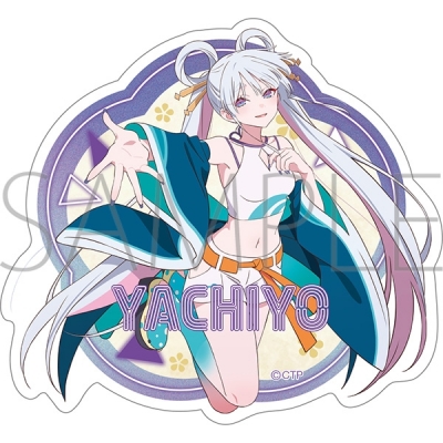 【グッズ-ステッカー】超かぐや姫! ステッカー/月見ヤチヨ【再販】