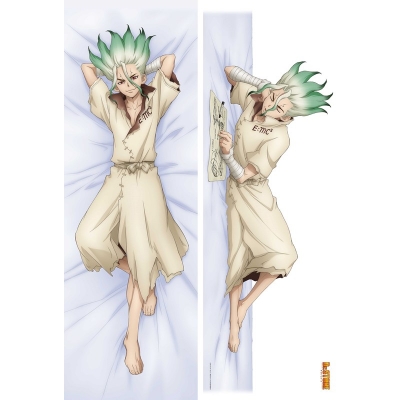 【グッズ-ピローケース】Dr.STONE 【描き下ろし】スムース抱き枕カバー 石神千空【再販】