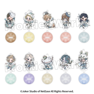 【グッズ-キーホルダー】Identity V 雪まつり2026 トレーディングミニキャラアクリルスタンドキーホルダー【再販】