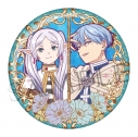 【グッズ-バッチ】葬送のフリーレン ヴィンテージシリーズVol.4 キラキラ缶バッジ フリーレン&ヒンメル【再販】の画像