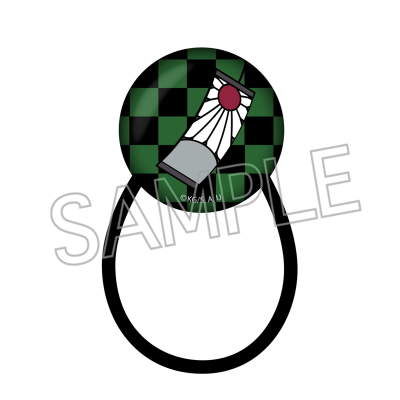 【グッズ-ヘアバンド】鬼滅の刃 ガラスヘアゴム 竈門炭治郎【再販】