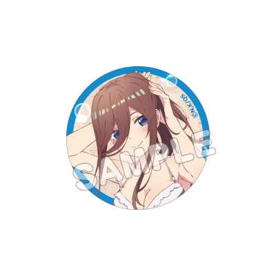 【グッズ-バッチ】五等分の花嫁∽ 描き下ろし缶バッジ(水着)中野 三玖【再販】