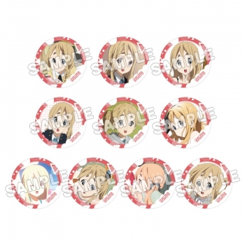 グッズ-バッチ】けいおん！ トレーディング缶バッジ(全10種)/紬【再販 