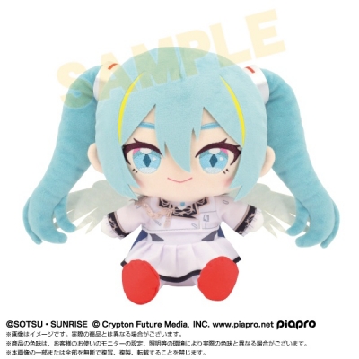 【グッズ-ぬいぐるみ】ガンダム45周年×初音ミク ぬいぐるみ 初音ミク×ウイングガンダムゼロEW【再販】