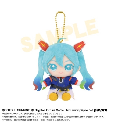 【グッズ-マスコット】ガンダム45周年×初音ミク Chibiぬいおすわりマスコット 初音ミク×機動戦士ガンダム【再販】