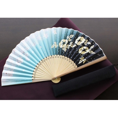 【グッズ-扇子】薄桜鬼 真改 扇子(袋セット)山崎烝【再販】