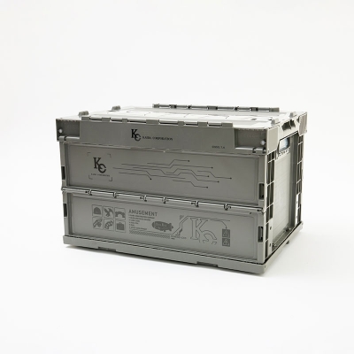 【グッズ-収納BOX】遊☆戯☆王デュエルモンスターズ 海馬コーポレーション モデル 折りたたみコンテナ