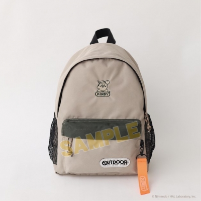 【グッズ-バッグ】星のカービィ カービィ ウッドキャンプ OUTDOOR PRODUCTS コラボデイパック(S)【再販】