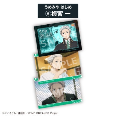 【グッズ-カード】TVアニメ『WIND BREAKER』 ブロマイドセット⑥梅 宮 一<全8種・オープン>【カラオケの鉄人コラボ Vol.2】