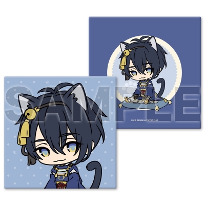 【グッズ-クッションカバー】刀剣乱舞ONLINE 刀猫男士 一周年記念ふわふわクッションカバー01:三日月宗近【再販】