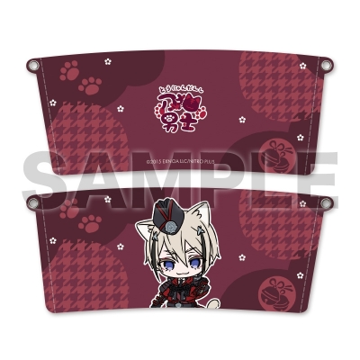 【グッズ-ドリンクカバー】刀剣乱舞ONLINE 刀猫男士 カップスリーブ102:日向正宗【再販】