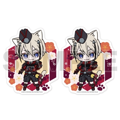 【グッズ-ステッカー】刀剣乱舞ONLINE 刀猫男士 ステッカー102:日向正宗【再販】