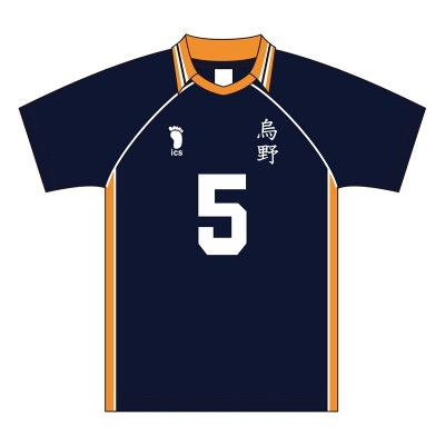 【グッズ-Tシャツ】ハイキュー!! ユニフォーム 烏野高校 田中龍之介 XL【再販】