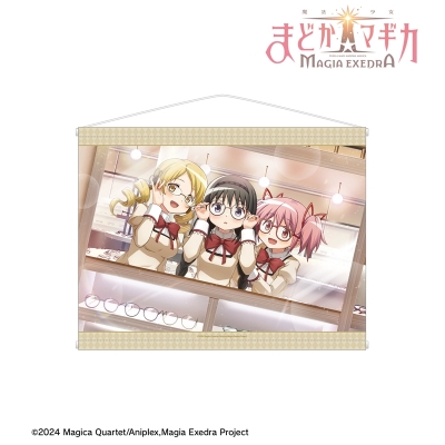 【グッズ-タペストリー】魔法少女まどか☆マギカ Magia Exedra たまにはいつもと違うメガネで B2タペストリー【再販】
