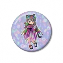 【グッズ-バッチ】TVアニメ「魔法少女まどか☆マギカ」 描き起こし 暁美ほむら アニマルコーデver. Art by 小津 ホログラム75mm缶バッジ【再販】の画像