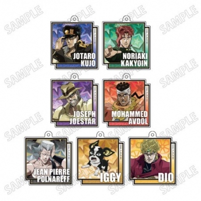 【グッズ-キーホルダー】アニメ『ジョジョの奇妙な冒険 スターダストクルセイダース』 描き下ろしアクリルキーホルダーコレクション【JF25】【再販】