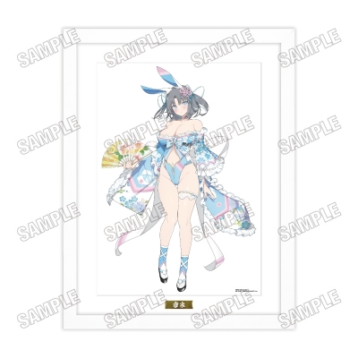 【グッズ-複製原画】『閃乱カグラ』 描き下ろしA3複製原画【和風バニーver.】②雪泉【再販】